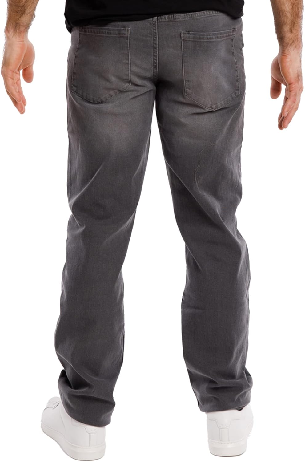 Men's Jeans Athletic Fit - Roomier Fit in Waist, Hip, and Thighs - Flexible Stretch Denim - Straight Leg Jeans - Image 2