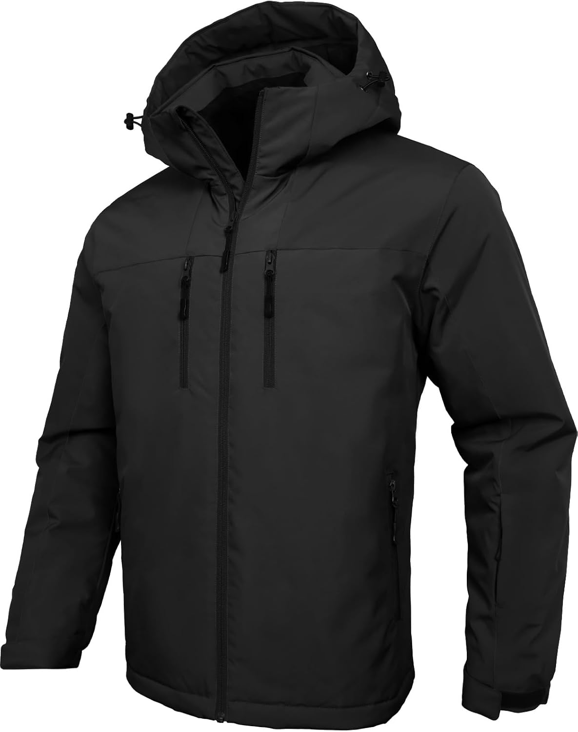 Men's Ski Jacket Winter Coats Waterproof Snow Jacket Warm Parka Hooded Raincoats with Multi-Pockets
