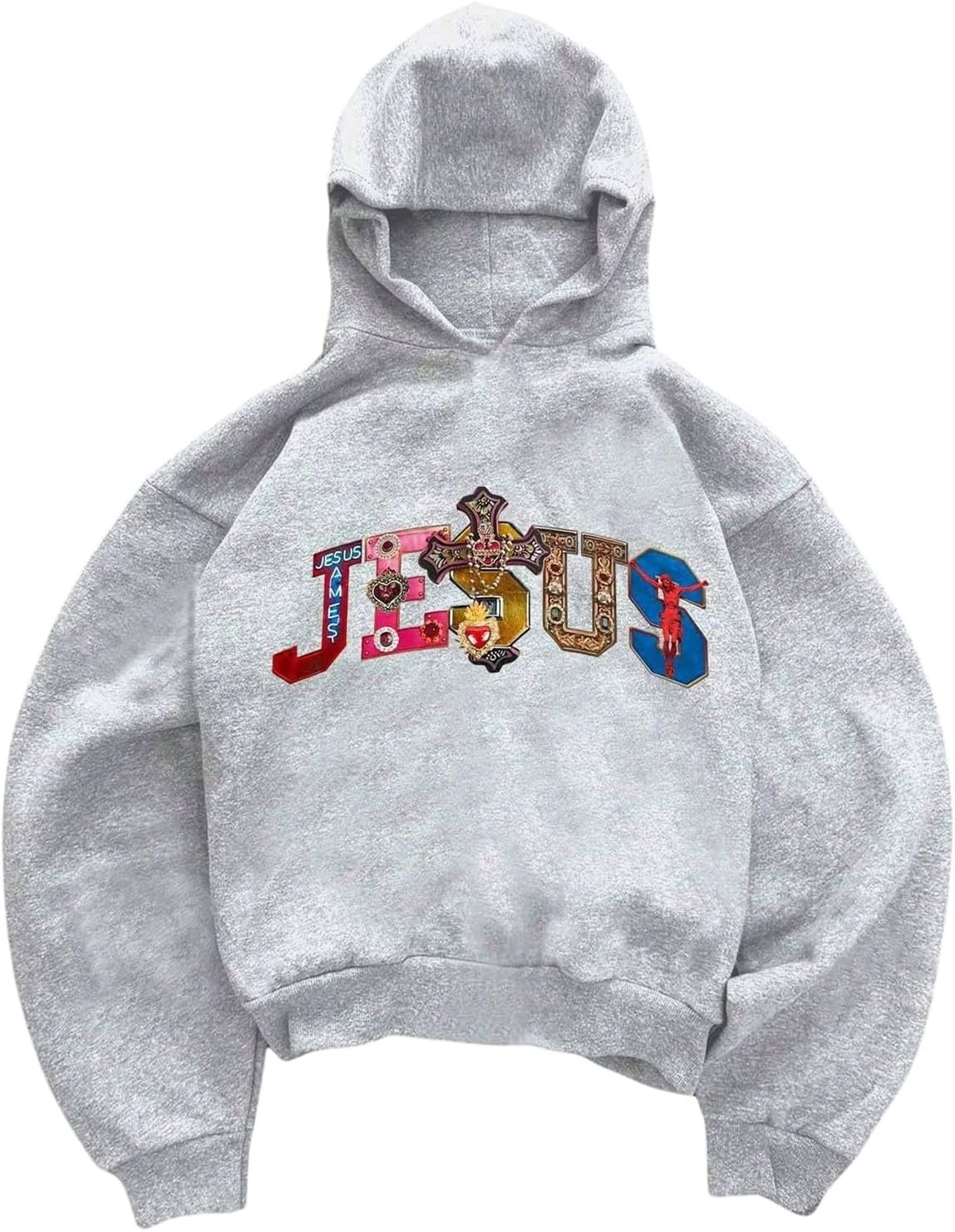Women's Graphic Hoodies Y2k Gothic Letter Print Long Sleeve Hooded Sweatshirt Pullover Tops