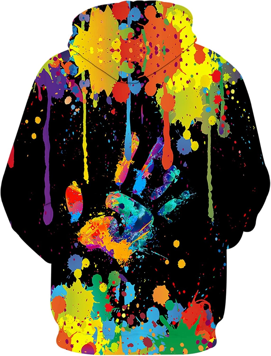 Hoodies for Men Women 3D Pullover Cool Hoodie Graphic Novelty Hooded Sweatshirts with Pocket - Image 2