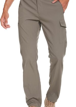 Hiking Pants for Men, Lightweight Mens Travel Pants Quick Dry Fishing Pants Men Water Resistant Outdoor Pants Work