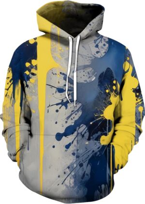Men 3D Print Pullover Hoodies - Teen Women Graphic Sweatshirt